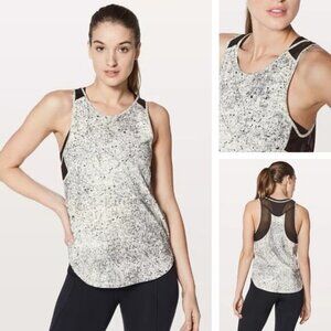 LULULEMON Sculpt Tank II Size 4 Antiqued Starlight Black / Black